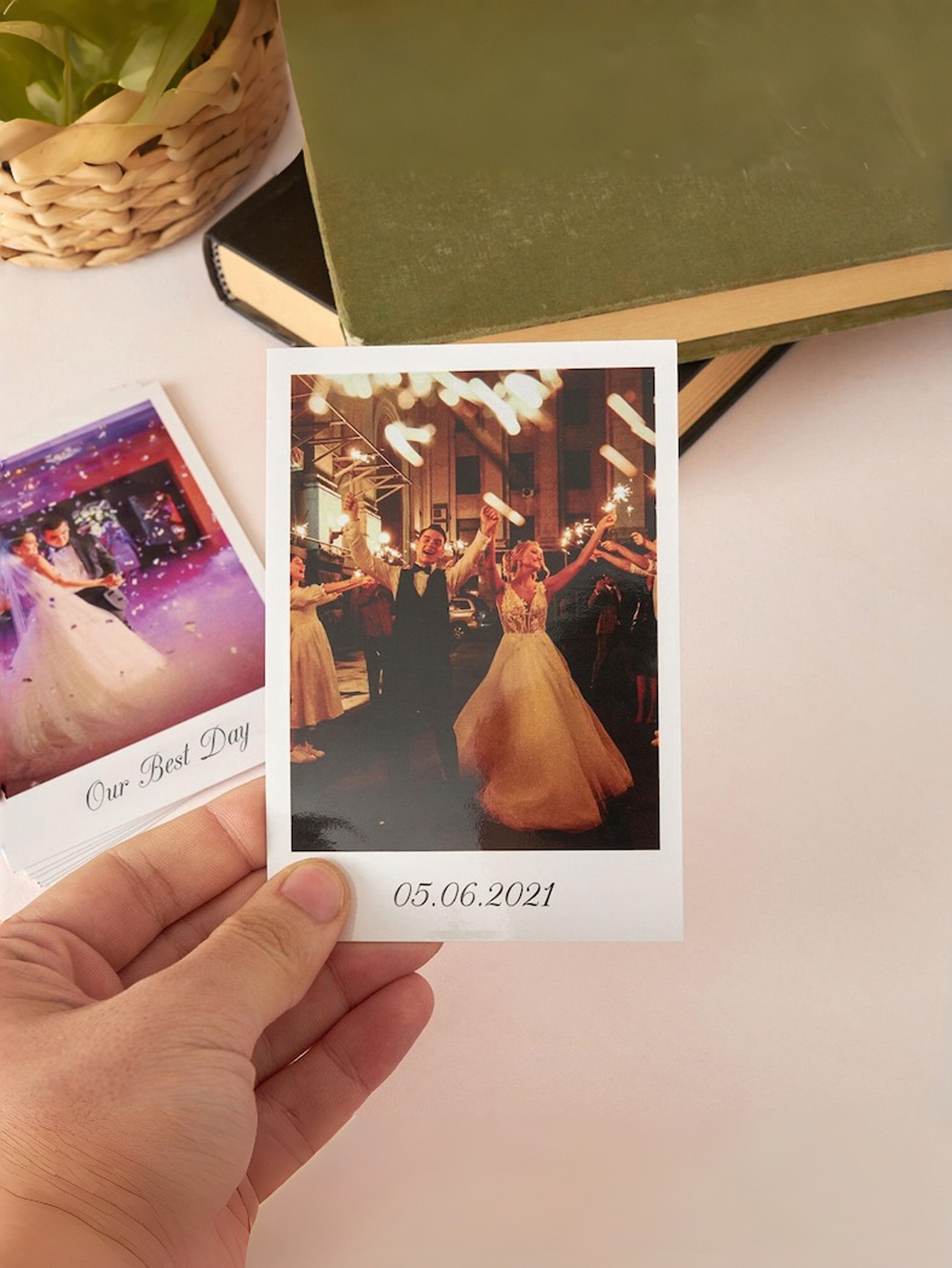 Customized photo prints with personalized messages—DIY anniversary gifts for any occasion
